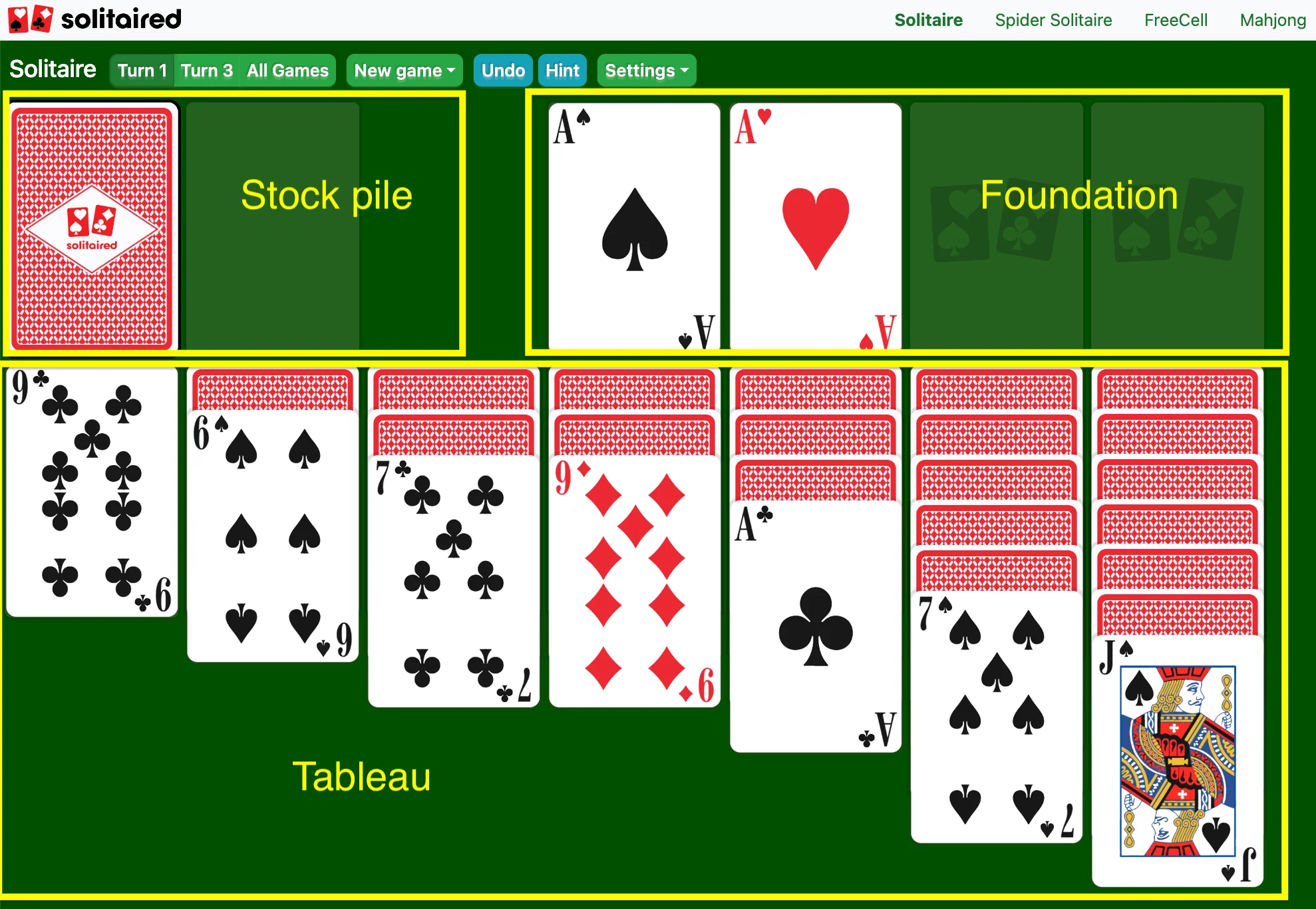 Solitaire games free